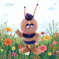 Preview: Willie Figur Schleich (1972) | Biene Maja PVC Vintage | hoppla-stuff.de